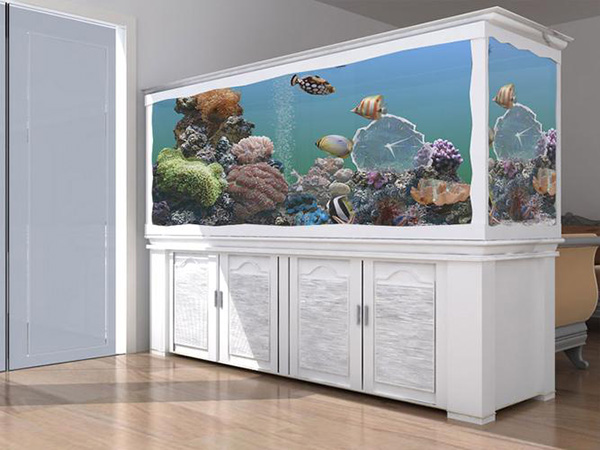 大理石包边鱼缸